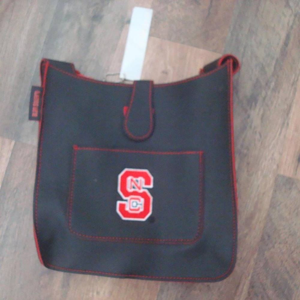 NORTH CAROLINA STATE 9X10 BAG PURSE VINTAGE NEW TAILGATE HANDBAG TOTE